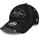 casquette-courbee-noire-ajustable-pour-femme-9twenty-a-frame-distress-new-era