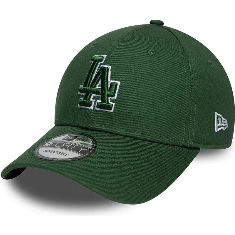 casquette-courbee-verte-ajustable-avec-logo-vert-9forty-team-outline-los-angeles-dodgers-mlb-new-era casquette-courbee-verte-ajustable-avec-logo-vert-9forty-team-outline-los-angeles-dodgers-mlb-new-era