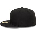 schwarze-enganliegende-flatcap-mit-schwarzem-logo-59fifty-league-essential-der-los-angeles-dodgers-mlb-von-new-era