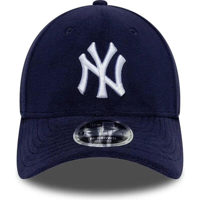 mutzen-gebogen-marineblau-snapback-9forty-m-crown-fleece-der-new-york-yankees-mlb-von-new-era