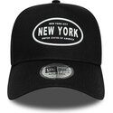 mutzen-gebogen-schwarz-snapback-9forty-e-frame-rubber-der-new-york-von-new-era