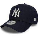 mutzen-gebogen-marineblau-snapback-9forty-e-frame-mythical-icon-der-new-york-yankees-mlb-von-new-era
