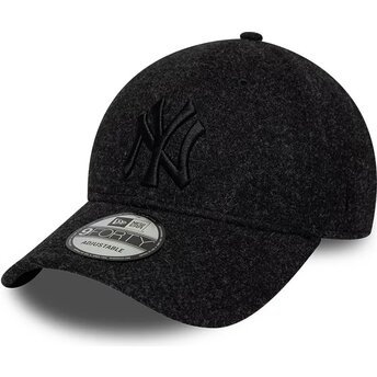 Mützen gebogen schwarz verstellbares band 9FORTY Winter der New York Yankees MLB von New Era