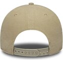 mutzen-gebogen-beige-snapback-9forty-entry-cord-der-new-york-yankees-mlb-von-new-era