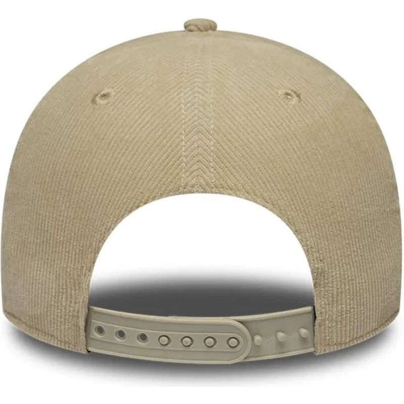 casquette-courbee-beige-snapback-9forty-entry-cord-new-york-yankees-mlb-new-era