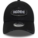 mutzen-gebogen-schwarz-verstellbares-band-9forty-gem-patch-distress-alone-von-new-era