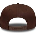 casquette-plate-marron-snapback-9fifty-original-fit-league-essential-new-york-yankees-mlb-new-era