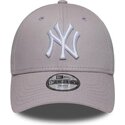 mutzen-gebogen-violett-verstellbares-band-fur-kinder-9forty-league-essential-der-new-york-yankees-mlb-von-new-era