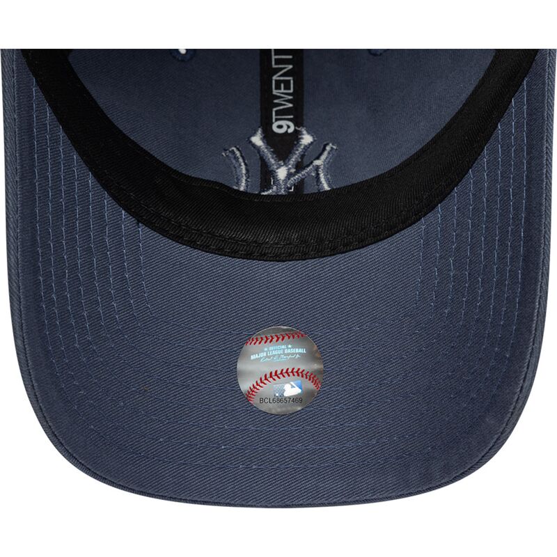 mutzen-gebogen-blau-verstellbares-band-9twenty-washed-midi-der-new-york-yankees-mlb-von-new-era