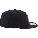 casquette-plate-bleue-marine-ajustee-59fifty-ac-perf-boston-red-sox-mlb-new-era