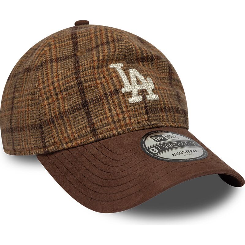 casquette-courbee-marron-ajustable-9twenty-mix-check-los-angeles-dodgers-mlb-new-era casquette-courbee-marron-ajustable-9twenty-mix-check-los-angeles-dodgers-mlb-new-era