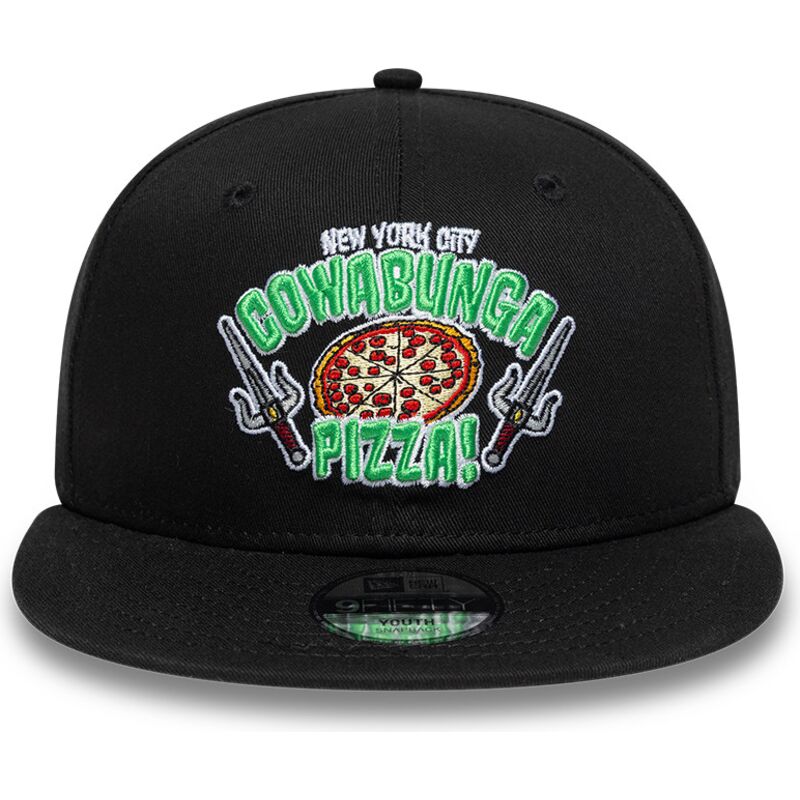 mutzen-flach-schwarz-snapback-fur-kinder-9fifty-cowabunga-pizza-der-tortugas-ninja-von-new-era
