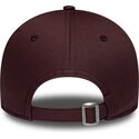 mutzen-gebogen-rot-verstellbares-band-9forty-league-essential-der-new-york-yankees-mlb-von-new-era
