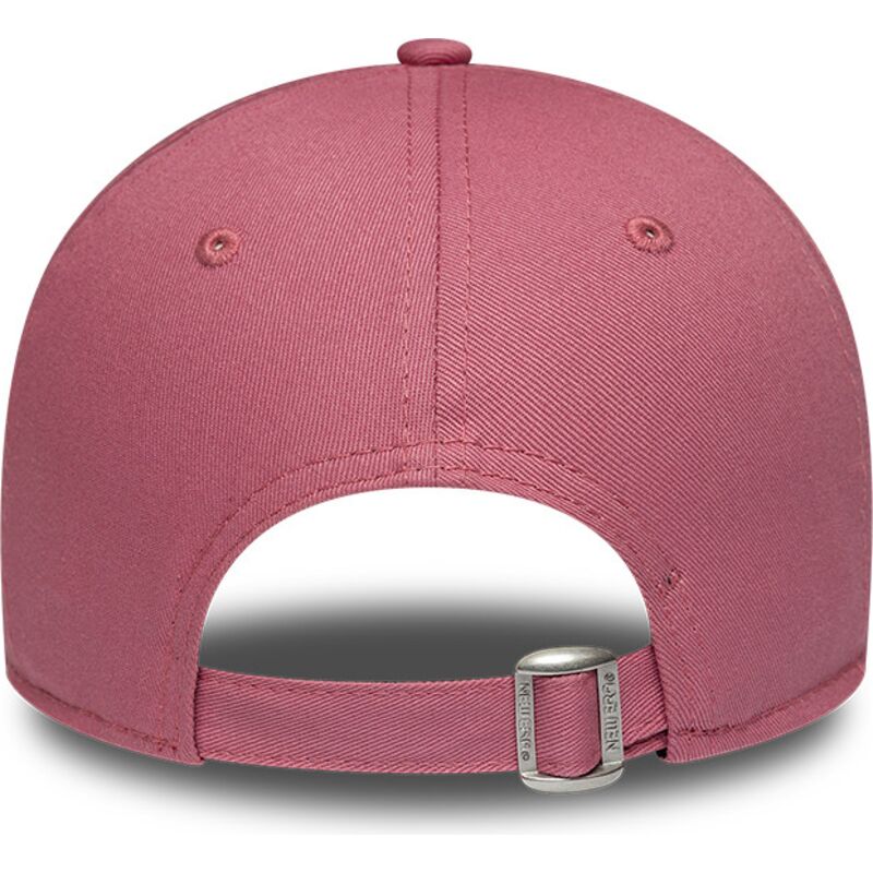 mutzen-gebogen-rosa-verstellbares-band-9forty-league-essential-cas-der-new-york-yankees-mlb-von-new-era