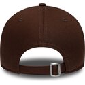mutzen-gebogen-braun-verstellbares-band-9forty-league-essential-der-new-york-yankees-mlb-von-new-era