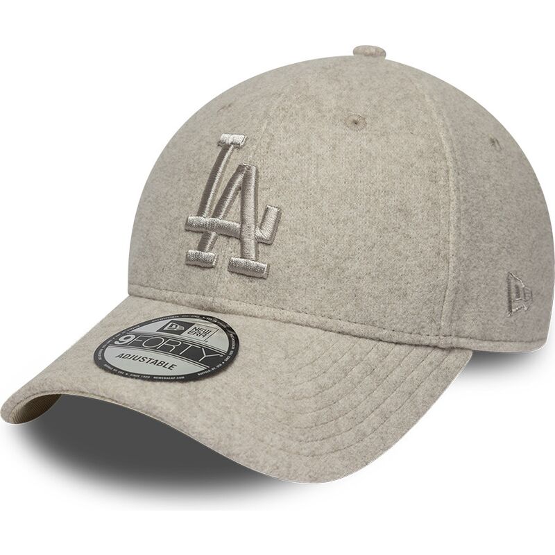 mutzen-gebogen-beige-snapback-9forty-winter-der-los-angeles-dodgers-mlb-von-new-era
