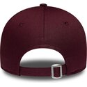 mutzen-gebogen-rot-verstellbares-band-rosa-9forty-metallic-der-los-angeles-dodgers-mlb-von-new-era