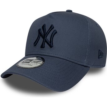 Mützen gebogen blau snapback 9FORTY E Frame League Essential der New York Yankees MLB von New Era