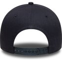 mutzen-gebogen-marineblau-snapback-9forty-dorado-e-frame-metallic-outline-der-los-angeles-dodgers-mlb-von-new-era