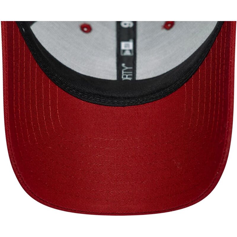 casquette-trucker-rouge-et-blanche-ajustable-9forty-league-associazione-sportiva-roma-serie-a-new-era