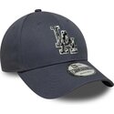 mutzen-gebogen-grau-verstellbares-band-9forty-outline-camo-der-los-angeles-dodgers-mlb-von-new-era