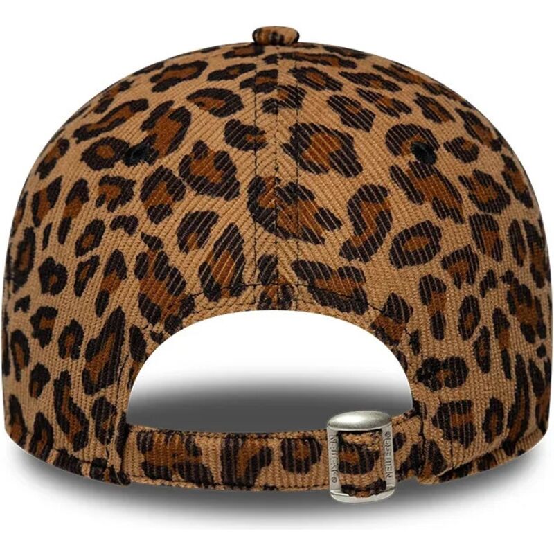 mutzen-gebogen-leopard-verstellbares-band-9forty-leopard-cord-der-new-york-yankees-mlb-von-new-era