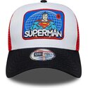casquette-trucker-multicolore-pour-enfant-a-frame-patch-superman-dc-comics-new-era
