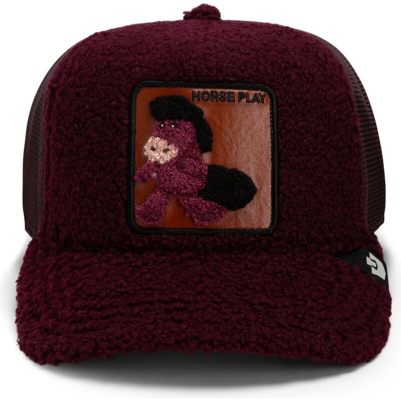 mutzen-gebogen-rot-snapback-horsey-double-stuffed-horse-play-the-farm-goorin-bros mutzen-gebogen-rot-snapback-horsey-double-stuffed-horse-play-the-farm-goorin-bros