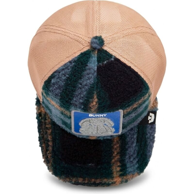 mutzen-gebogen-grun-snapback-der-bunny-double-stuffed-the-farm-goorin-bros