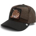 casquette-courbee-marron-snapback-lion-sartorial-king-patchwork-the-farm-goorin-bros