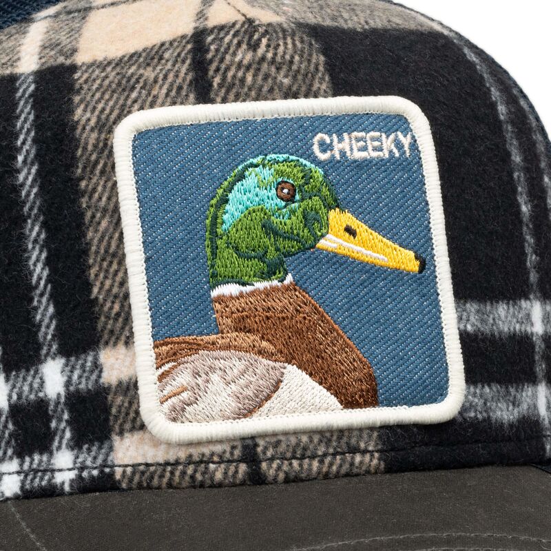casquette-trucker-multicolore-canard-brit-cheeky-check-mate-the-farm-goorin-bros