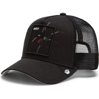 Casquette trucker noire araignée Over the Line Spider Out Of Bounds Daddy The Farm Goorin Bros.