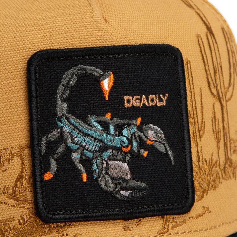 casquette-trucker-marron-scorpion-scorpion-badlands-deadly-the-farm-goorin-bros casquette-trucker-marron-scorpion-scorpion-badlands-deadly-the-farm-goorin-bros