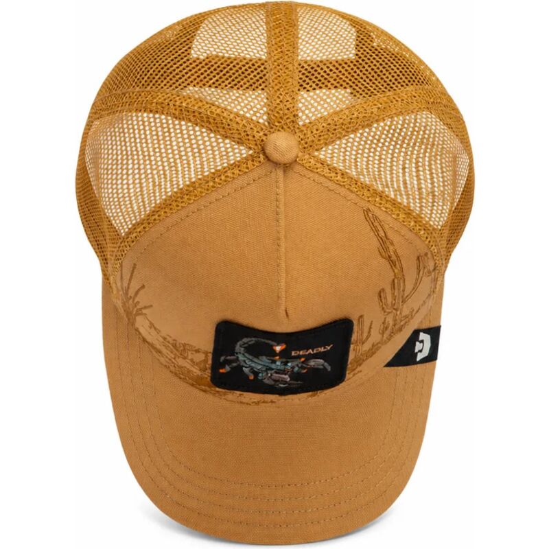 mutzen-gebogen-braun-snapback-scorpion-badlands-deadly-the-farm-goorin-bros