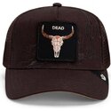 casquette-trucker-marron-boeuf-skull-badlands-dead-the-farm-goorin-bros