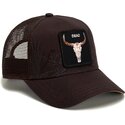 mutzen-gebogen-braun-snapback-skull-badlands-dead-the-farm-goorin-bros