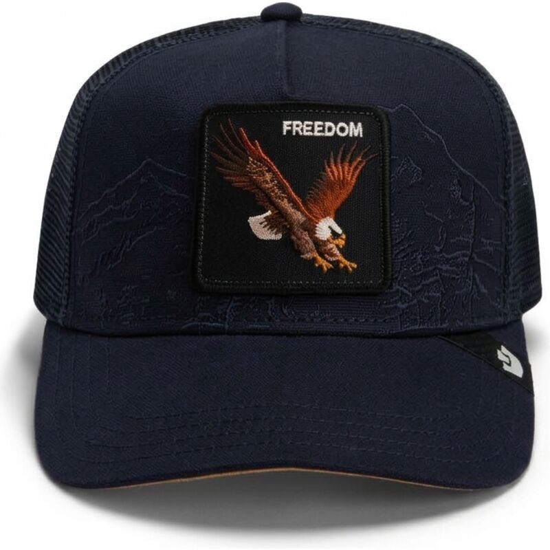 mutzen-gebogen-marineblau-snapback-eagle-badlands-freedom-the-farm-goorin-bros mutzen-gebogen-marineblau-snapback-eagle-badlands-freedom-the-farm-goorin-bros