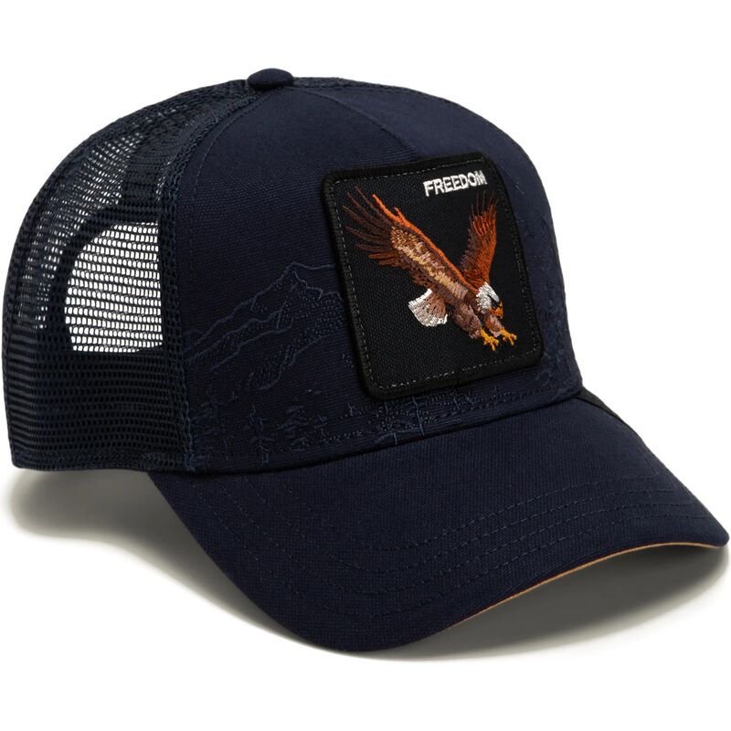 mutzen-gebogen-marineblau-snapback-eagle-badlands-freedom-the-farm-goorin-bros mutzen-gebogen-marineblau-snapback-eagle-badlands-freedom-the-farm-goorin-bros