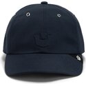 casquette-courbee-bleue-marine-ajustable-wordmark-castle-marquee-papa-the-farm-goorin-bros