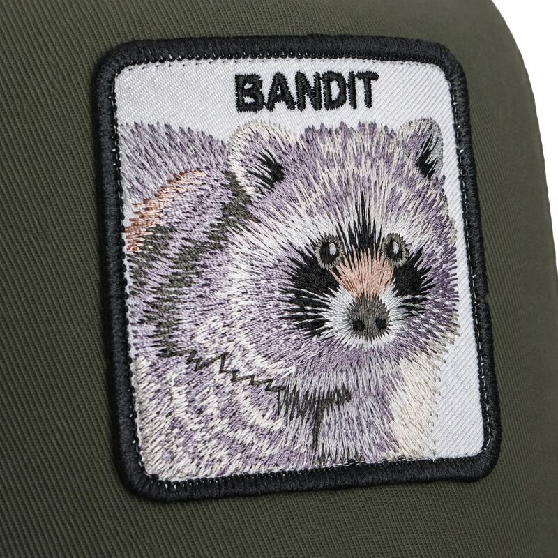 casquette-trucker-verte-et-noire-raton-laveur-bandit-original-recipe-the-farm-goorin-bros casquette-trucker-verte-et-noire-raton-laveur-bandit-original-recipe-the-farm-goorin-bros