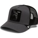 casquette-trucker-grise-et-noire-gorille-the-boss-original-recipe-the-farm-goorin-bros