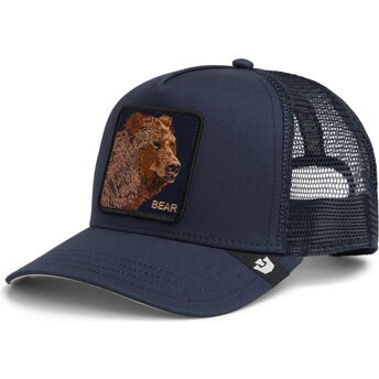 Mützen gebogen marineblau snapback Bear Original Recipe The Farm Goorin Bros.