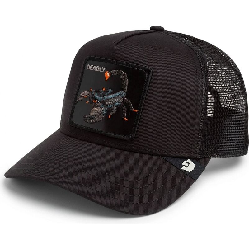 mutzen-gebogen-schwarz-snapback-deadly-scorpion-original-recipe-the-farm-goorin-bros