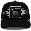 casquette-trucker-noire-cheval-canyon-gambler-trailblazer-the-farm-goorin-bros