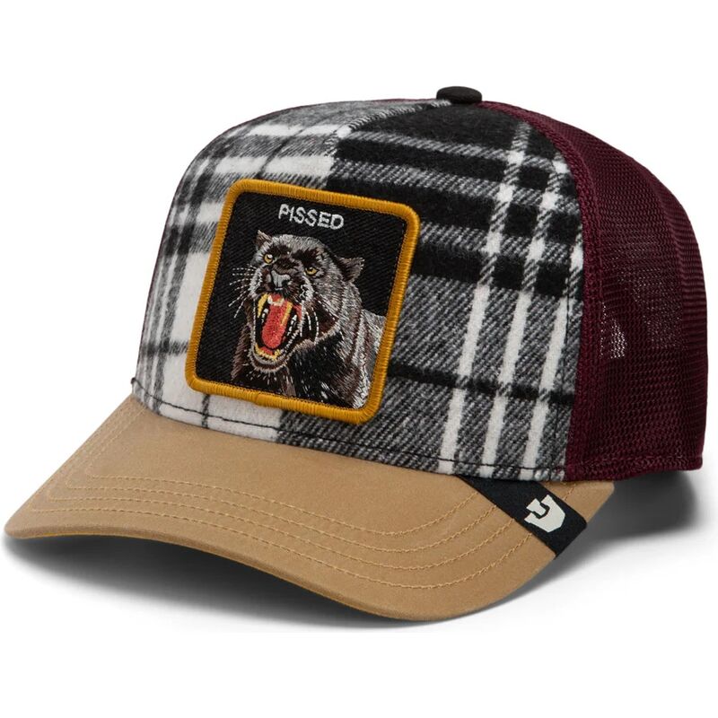 mutzen-gebogen-mehrfarbig-snapback-brit-panther-check-mate-pissed-the-farm-goorin-bros