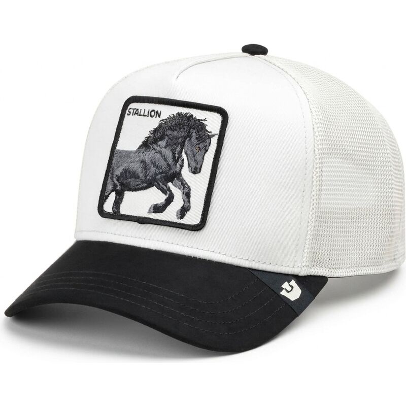 mutzen-gebogen-weiss-snapback-digital-stallion-split-decision-the-farm-goorin-bros