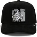 mutzen-gebogen-schwarz-snapback-black-out-lion-blackened-metallic-alpha-the-farm-goorin-bros