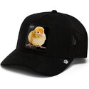 mutzen-gebogen-schwarz-snapback-black-out-chick-blackened-metallic-hot-the-farm-goorin-bros