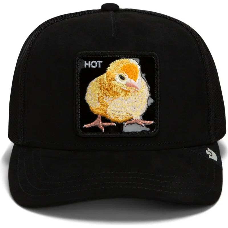 casquette-trucker-noire-poussin-black-out-chick-blackened-metallic-hot-the-farm-goorin-bros casquette-trucker-noire-poussin-black-out-chick-blackened-metallic-hot-the-farm-goorin-bros