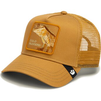 Casquette trucker marron iguana Circle of Life Cold Blooded Tone Shift The Farm Goorin Bros.